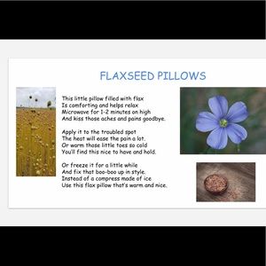 Perfect Christmas present for all! Flaxseed pillow